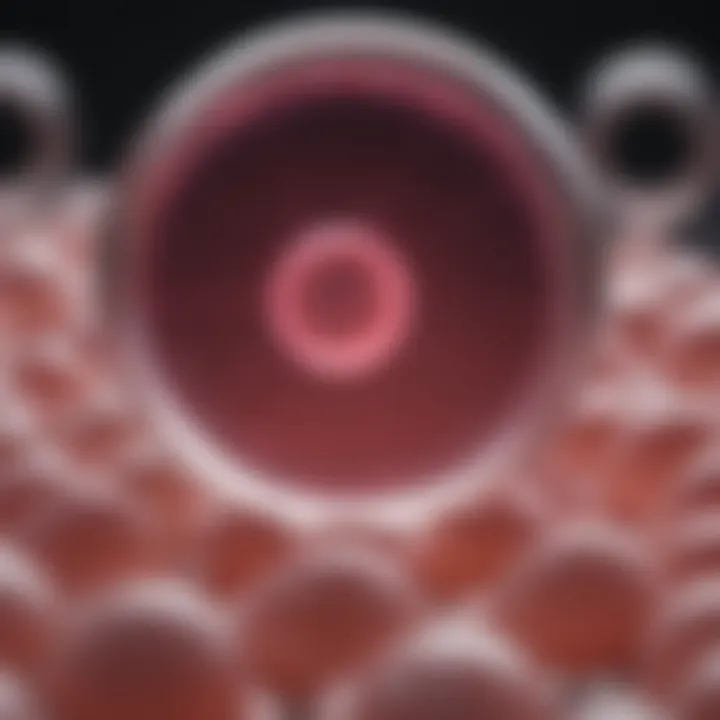 Visual representation of ovulation and fertility correlation