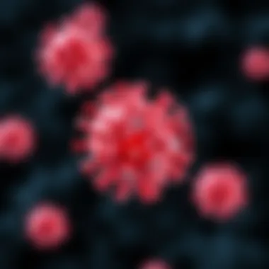 Immune Dysregulation in Lymphoma Illustration showing immune dysregulation in lymphoma development