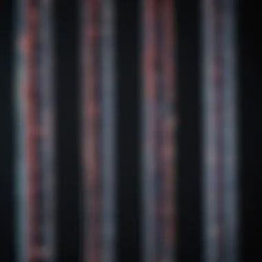 Illustration depicting the principles of capillary electrophoresis