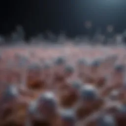 Microscopic view of genetic material