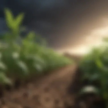 Genetics in Agriculture: Enhancing Crop Yields Illustration of agricultural applications of genetic research