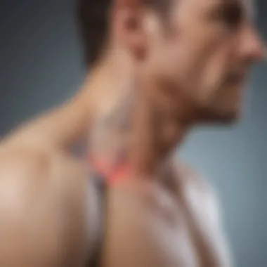 Connection Between Shoulder Pain and Phrenic Nerve Illustration of shoulder pain locations and phrenic nerve connection