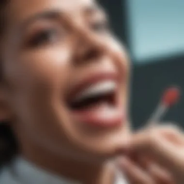 Specialized Dental Consultation for Sickle Cell Patients Illustration of a dental consultation with a specialized approach.