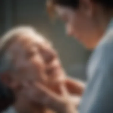 Compassionate Patient Care at Sloan Kettering A patient receiving care at Sloan Kettering, highlighting compassionate treatment