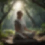 A serene environment for meditation and relaxation