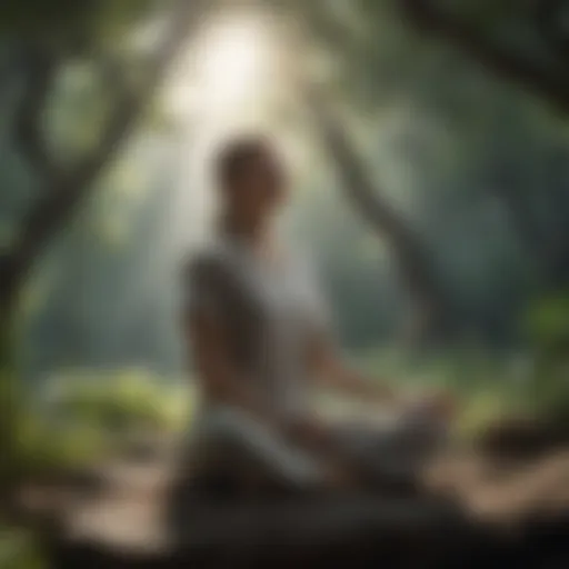 A serene environment for meditation and relaxation