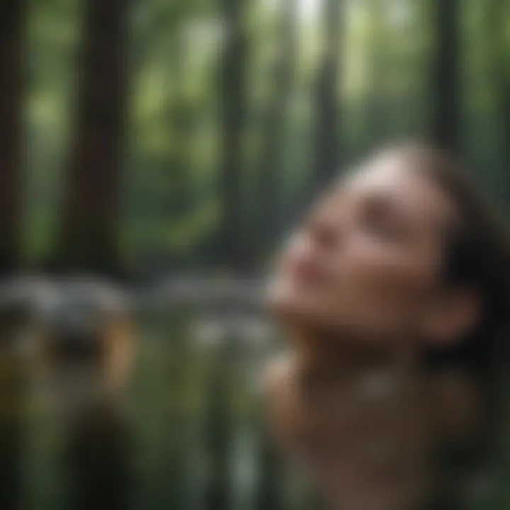 A tranquil setting representing stress management techniques