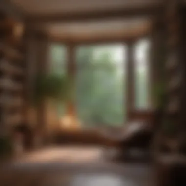 Cultivating Serenity in Your Space A cozy reading nook with soft lighting and books