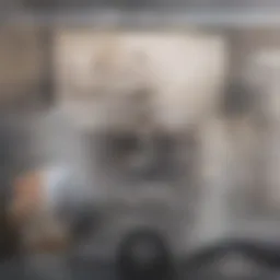 Diagram illustrating HDR brachytherapy technique