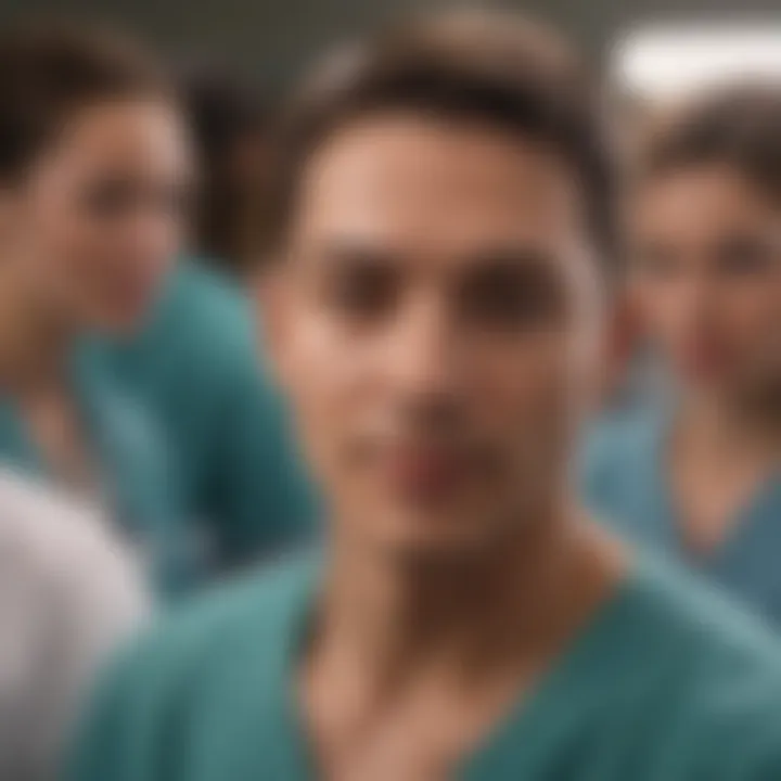 Diverse group of patients receiving dialysis treatment
