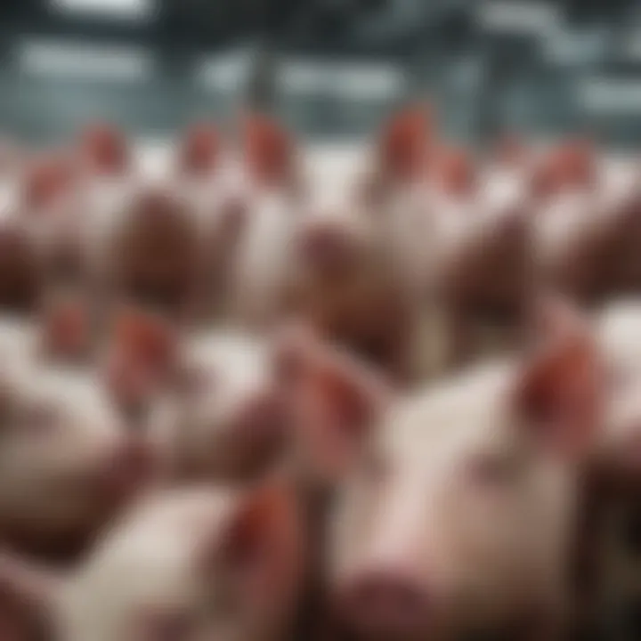 Graphical representation of swine production economic trends