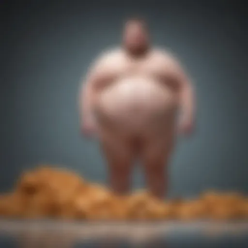 Conceptual representation of obesity and mental health