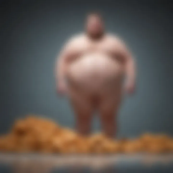 Conceptual representation of obesity and mental health