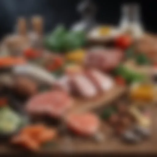 Ketogenic diet components showing low inflammation potential