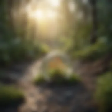 Illustration of the nitrogen cycle in ecosystems