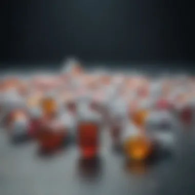 Illustration showcasing various classes of antidepressants