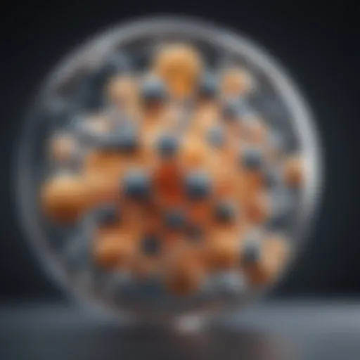 Illustration depicting the biochemical structure of Compound X
