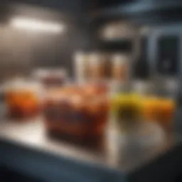 Variety of plastic containers suitable for microwaving