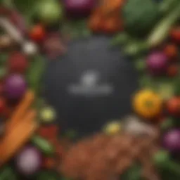 A colorful assortment of fresh vegetables and legumes