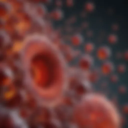 Microscopic view of the Hepatitis C virus