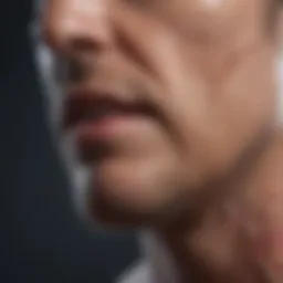 Graph illustrating TSH levels in various thyroid conditions