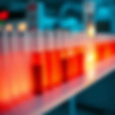 Visual of serum protein electrophoresis results