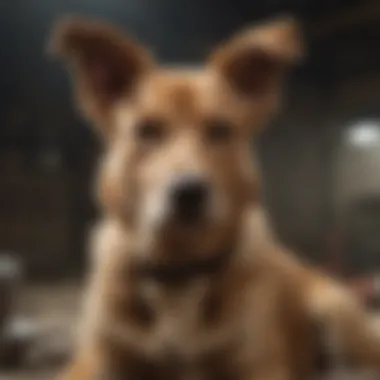 Effective Management Techniques Illustration of techniques to ease separation anxiety in dogs