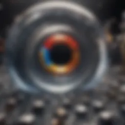 A visual representation of Google's inception as a search engine.