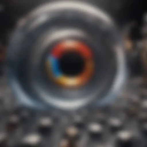 A visual representation of Google's inception as a search engine.