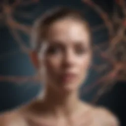 Neurological network representation illustrating Guerre Barre disease