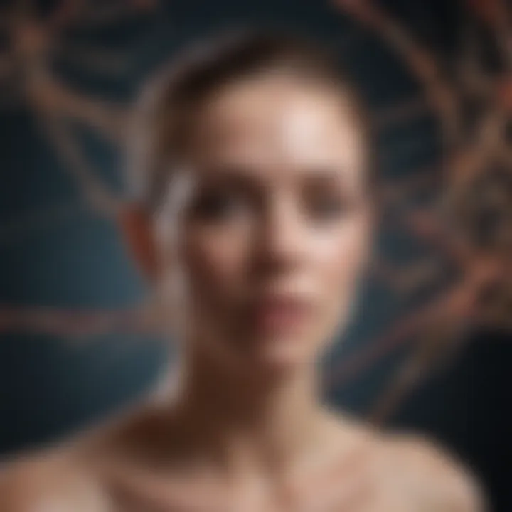 Neurological network representation illustrating Guerre Barre disease