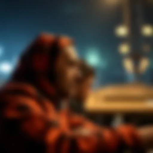 An abstract representation of the struggles faced by individuals experiencing homelessness and mental illness.
