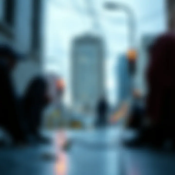 Interconnected Realities A visual metaphor depicting the intertwined issues of mental health and homelessness.