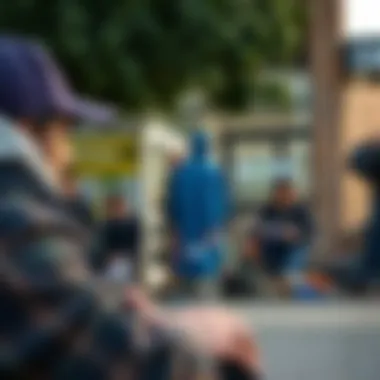 Community Solutions and Hope An optimistic portrayal of community support and potential solutions for homelessness and mental illness.