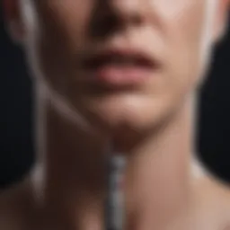 Illustration depicting esophageal contractions