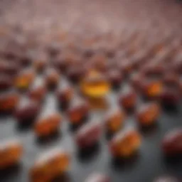 An array of vitamins and minerals in capsules