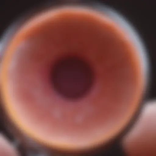 Diagram illustrating the ovulation process within a menstrual cycle