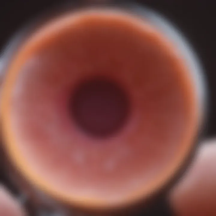 Diagram illustrating the ovulation process within a menstrual cycle