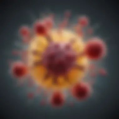 Immune Response Mechanism Diagram illustrating the immune response to penicillin