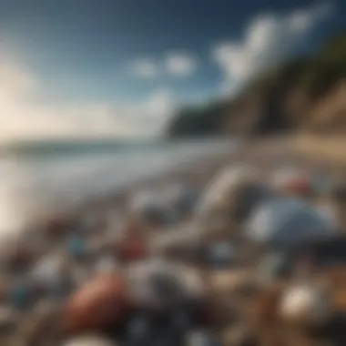 Plastic Pollution in Oceans An infographic highlighting the statistics of plastic pollution in oceans.