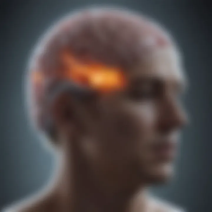 Visual representation of brain scans detecting metastasis