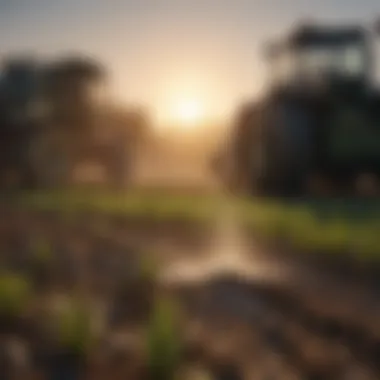 Urea Fertilizers in Agricultural Fields Urea fertilizers in agricultural fields