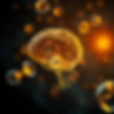 Vitamin D and Mental Health Conceptual artwork depicting the link between Vitamin D and mental well-being.